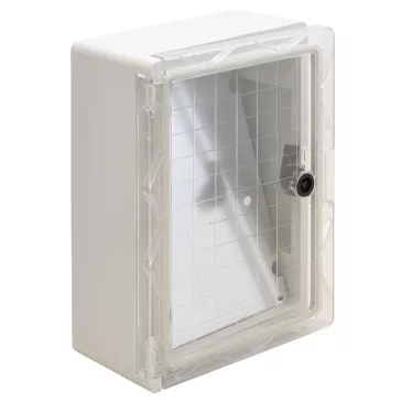  Tracon TME332513T Műanyag elosztószekrény átlátszó ajtóval 330x250x130mm, IP65