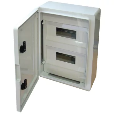   Tracon TME403017M Műanyag elosztószekrény maszkos 2x12 mod, 400x300x165mm, IP65