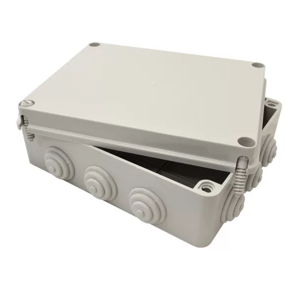 Tracon falon kívüli kötődoboz lépcsős átvezetővel 250x145x80mm, TQBY25209 Tracon falon kívüli kötődoboz lépcsős átvezetővel 250x145x80mm, TQBY25209