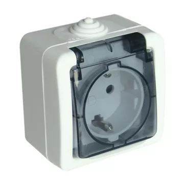   Tracon Falon kívüli csatlakozóaljzat 16A/250VAC, IP54, TR-PH01