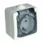 Tracon Falon kívüli csatlakozóaljzat 16A/250VAC, IP54, TR-PH01