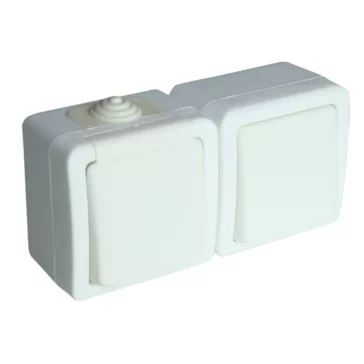   Tracon Falon kívüli váltókapcsoló 10AX/250VAC, IP54, (106), TR-PH06
