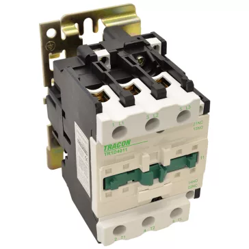   Tracon mágneskapcsoló 660V, 50Hz, 95A, 45kW, 110V AC, 3×NO+(1×NO+1×NC), TR1D9511F7