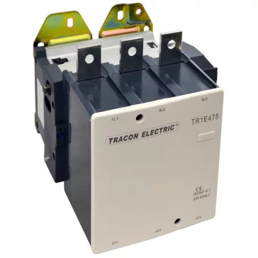   Tracon nagyáramú mágneskapcsoló 660V, 50Hz, 475A, 250kW, 400V AC, 3×NO+1×NO, TR1E475V7