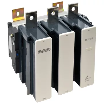   Tracon nagyáramú mágneskapcsoló 660V, 50Hz, 620A, 335kW, 230V AC, 3×NO+1×NO, TR1E620