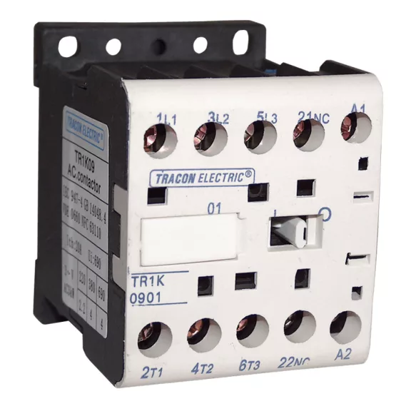Tracon mágneskapcsoló 660V, 50Hz, 9A, 4kW, 230V AC, 4×NO, TR1K0904 Tracon mágneskapcsoló 660V, 50Hz, 9A, 4kW, 230V AC, 4×NO, TR1K0904