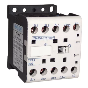   Tracon mágneskapcsoló 660V, 50Hz, 9A, 4kW, 400V AC, 4×NO, TR1K0904V7