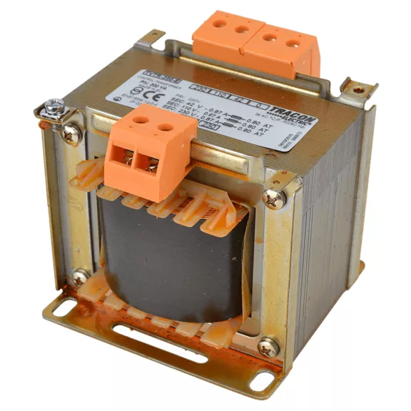Tracon leválasztó transzformátor 200 VA, 230V / 42-110-230 V, TVTR-200-E Tracon leválasztó transzformátor 200 VA, 230V / 42-110-230 V, TVTR-200-E