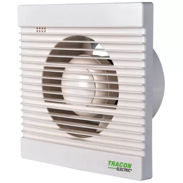   Tracon fürdőszobai elszívó ventilátor, golyóscsapágy+időzítő+v.zsalu, VF100-BTS