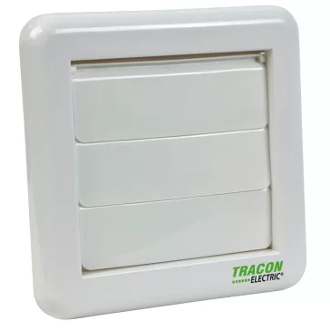   Tracon kültéri gravitációs zsalu fürdőszobai ventilátorhoz, VFG100