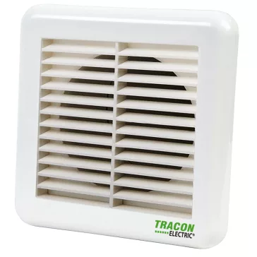   Tracon kültéri fix zsalu ráccsal fürdőszoba ventilátorhoz, VFS100