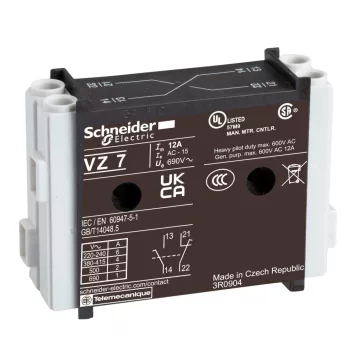 Schneider Segédérintkező blokk (1Z+1NY), VZ7