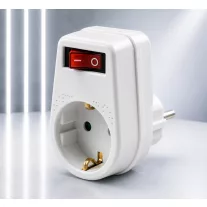 Dugalj adapter kapcsolóval